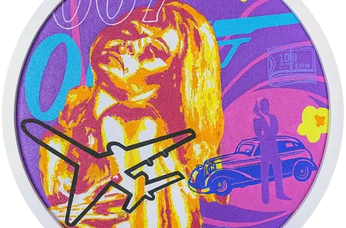 Goldfinger - 2025 bond to bachchan artwork - jennybhatt